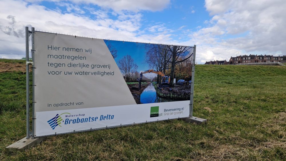 Hekwerkbanner wildgraafschade Minekus